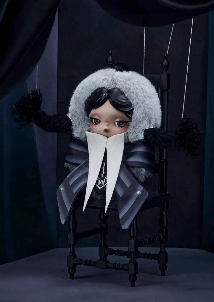 POP MART スカルパンダXウェンズデー キーホルダー ぬいぐるみ