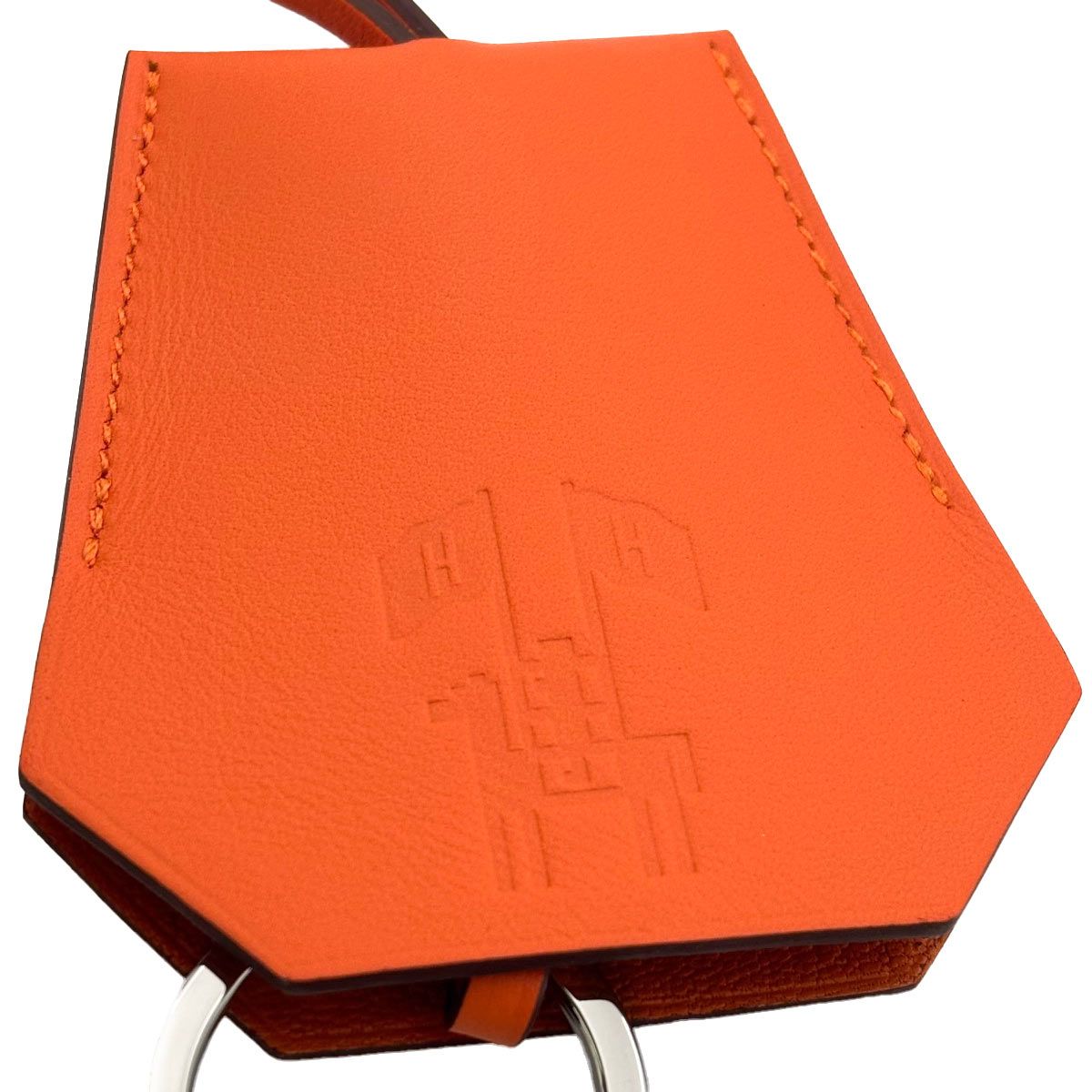 ☆新品未使用☆HERMESエルメス　ショッパーチャーム　オレンジ 新品未使用】HERMES エルメス チャーム ショッパーチャーム