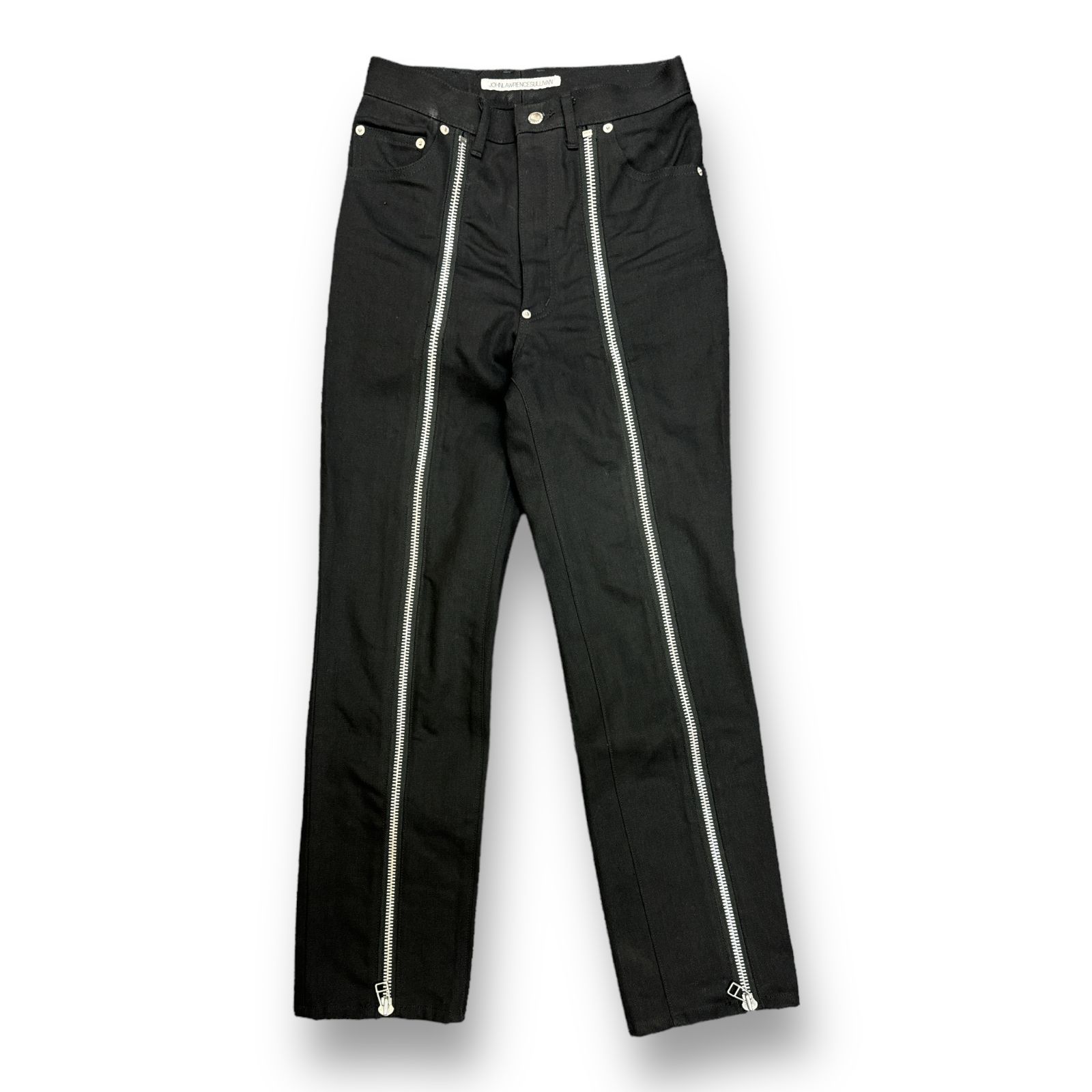 定価44000円 JOHN LAWRENCE SULLIVAN Rigid Denim Zipped Pants 