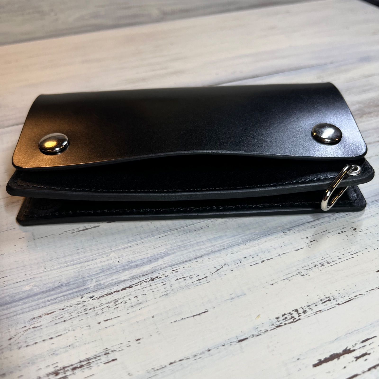 ハンドメイド】ロング トラッカーウォレット 小判カン ハンドメイド