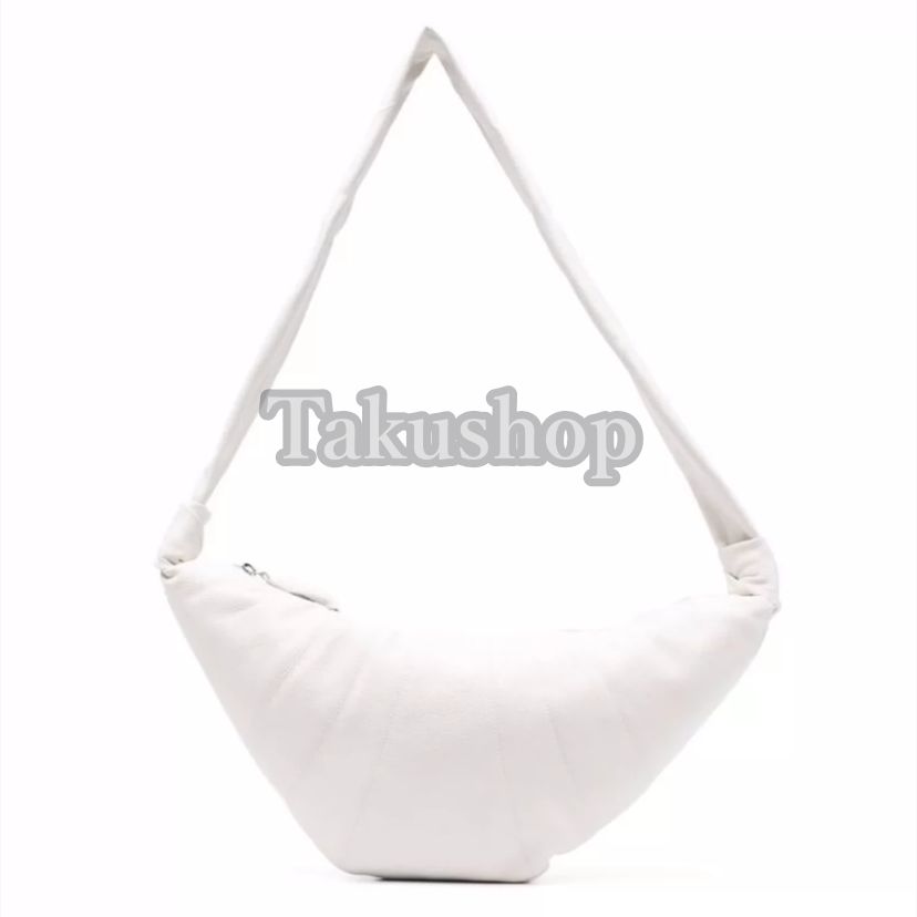 LEMAIRE SMALL Croissant crossbody bag White ルメール スモール クロワッサン バッグ 白 - メルカリ