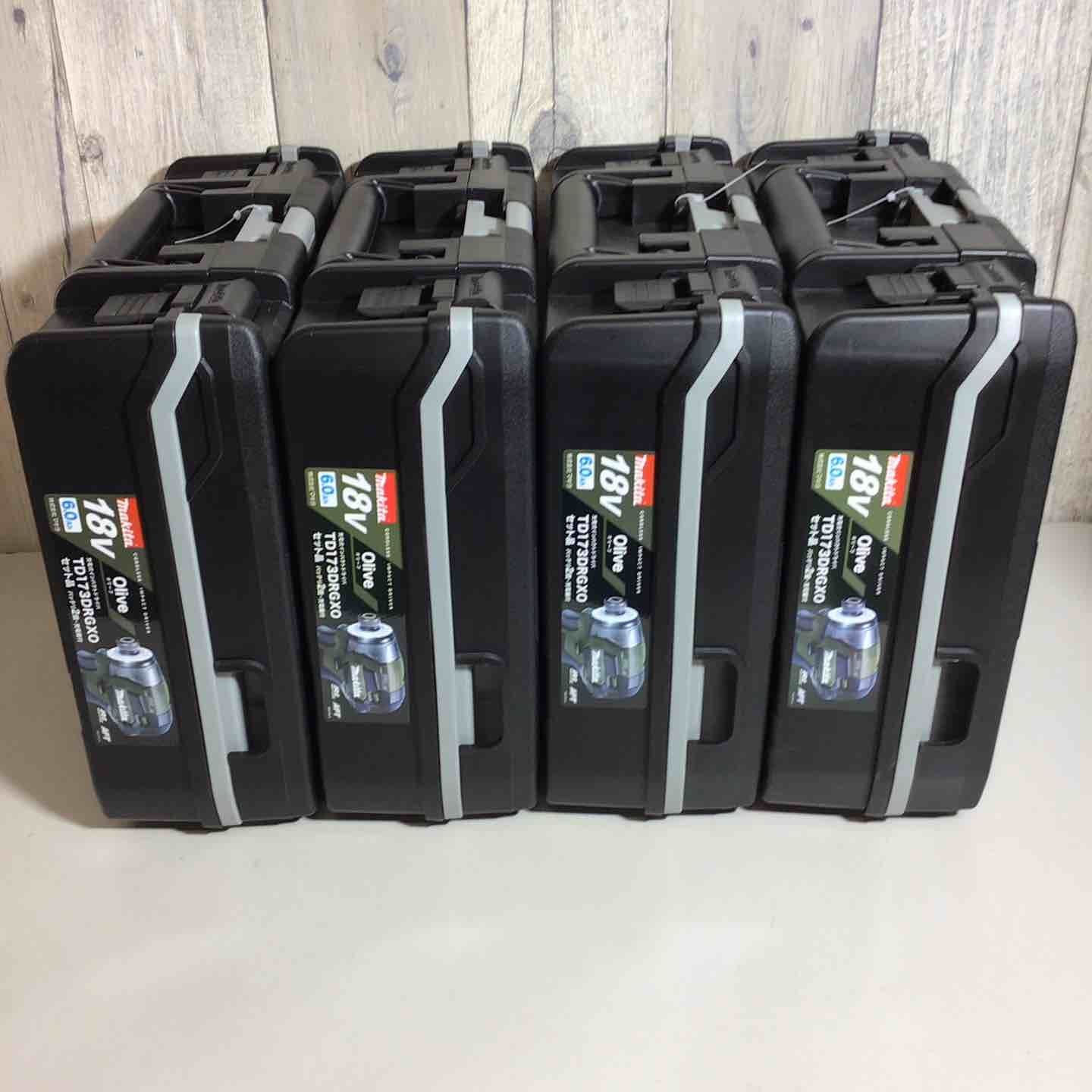 ♥品 マキタ makita コードレス インパクトドライバー TD173DRGXO 4台 フルセット インパクト オリーブ 純正 純正品 戸田店