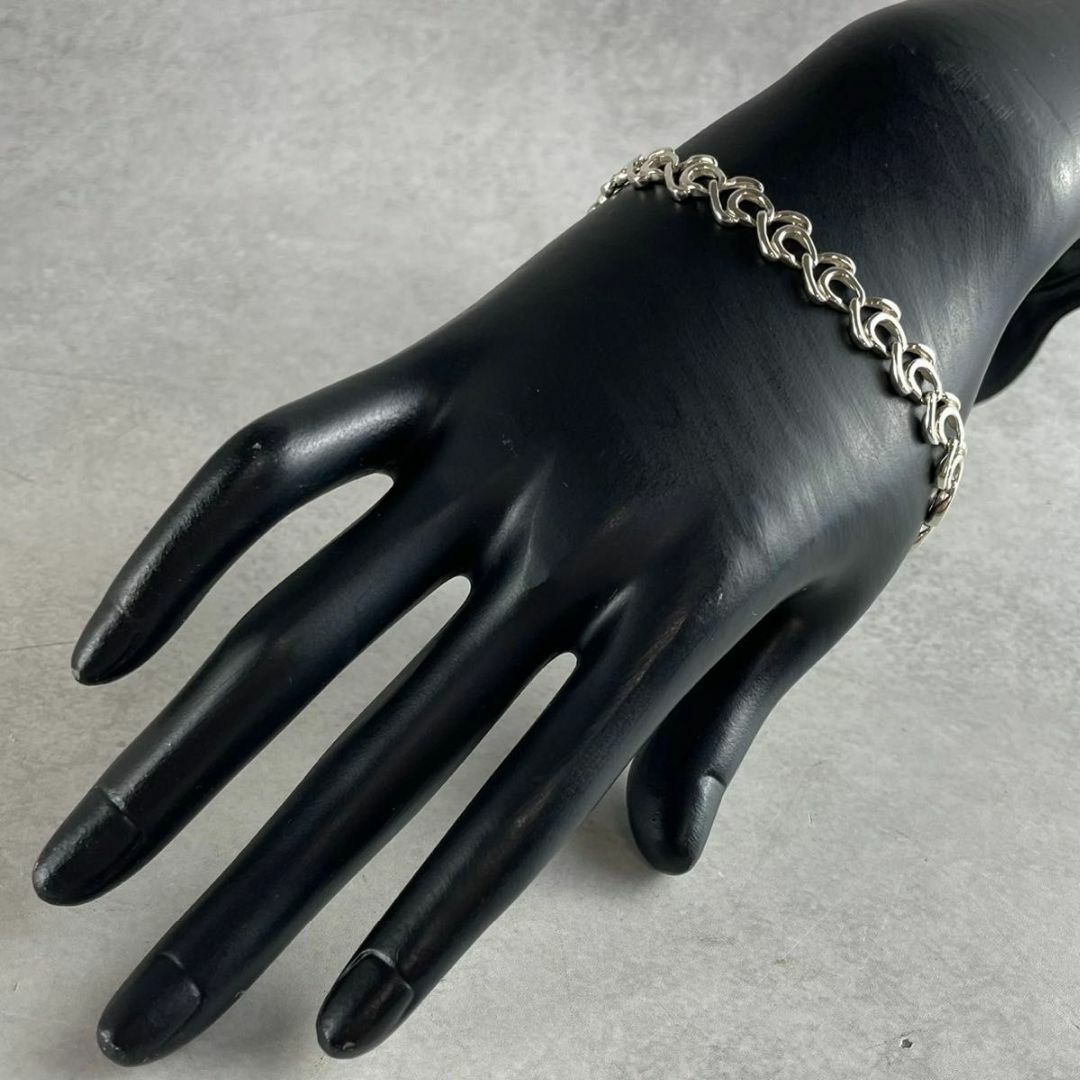 オールドティファニー シルバー リンク ブレスレット フラワー PD9fe オールドティファニー シルバー リンク ブレスレット フラワー PD9fe