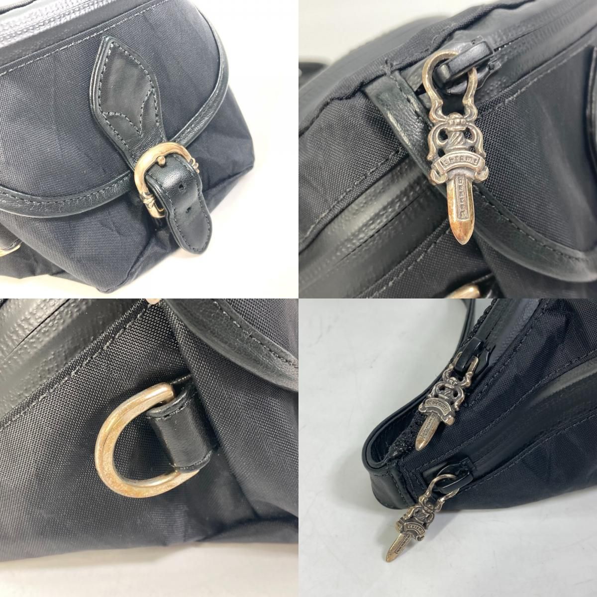 CHROME HEARTS クロムハーツ ボディバッグ SNAT PACK MINI スナットパック ナイロン ブラック WWW_KARIMZIABAT_FR