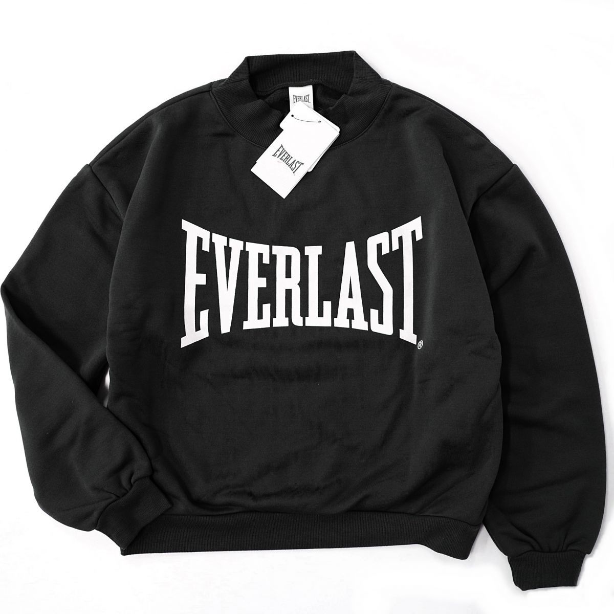 ☆エバーラスト EVERLAST 新品 レディース 保温 裏フリース ビッグロゴ