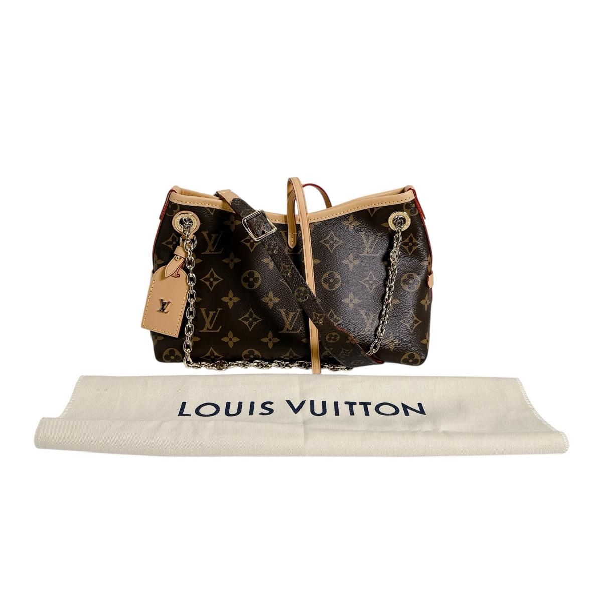 ルイヴィトン M13014 モノグラム ショルダーバッグ キャリーオールBB ショルダーバッグ LOUIS VUITTON ブラウン OS