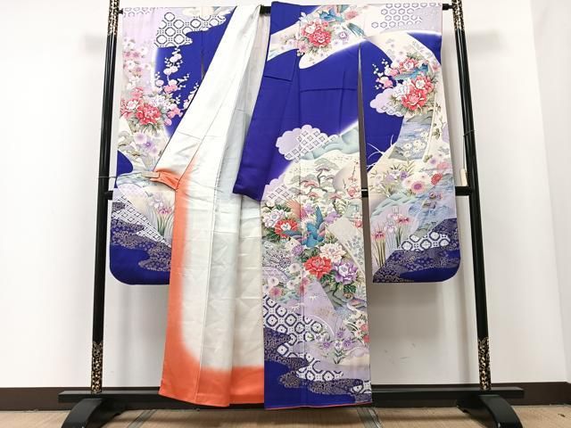 平和屋着物□豪華振袖 花鳥文 金彩 正絹 逸品 CAAU6620xe - メルカリ