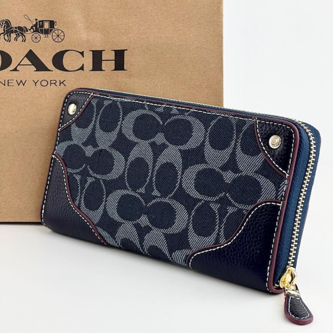 新品未使用 coach コーチ 長財布 ブラック アウトレット プレゼント 