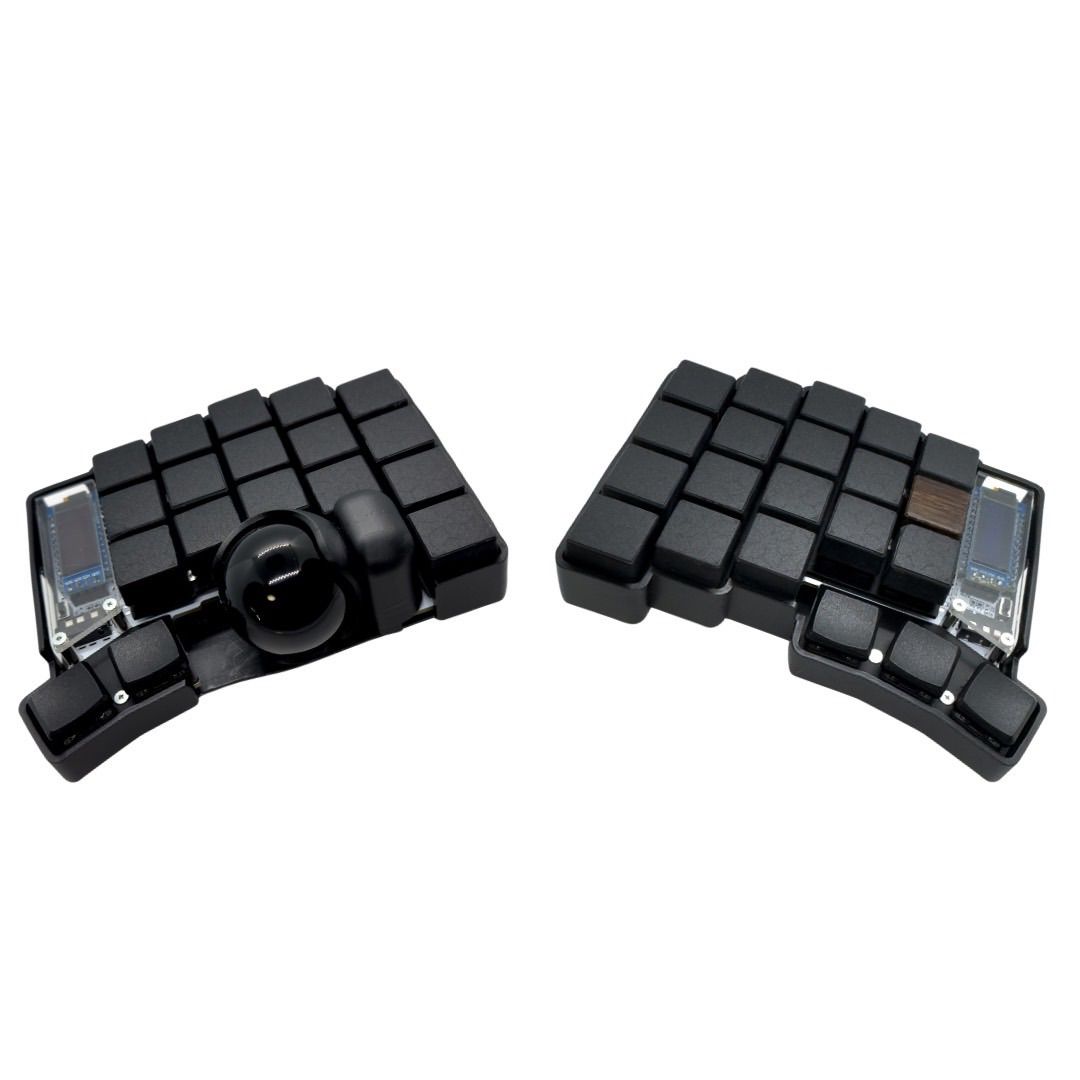 専用 Keyball39 マットブラック 組立て済み BK BK LED keyball39 本体 ブラック仕様 テンティング LED - メルカリ