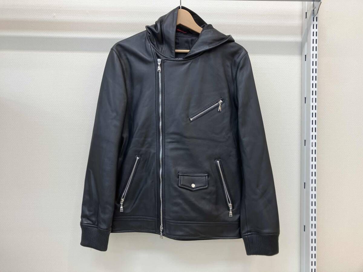 LOVELESS ラブレス シングルライダース レザージャケット 61F01-500-03 メンズ Sサイズ 羊革 ホワイト シングルレザー ライダース(ブルゾン)｜LOVELESS(ラブレス)の