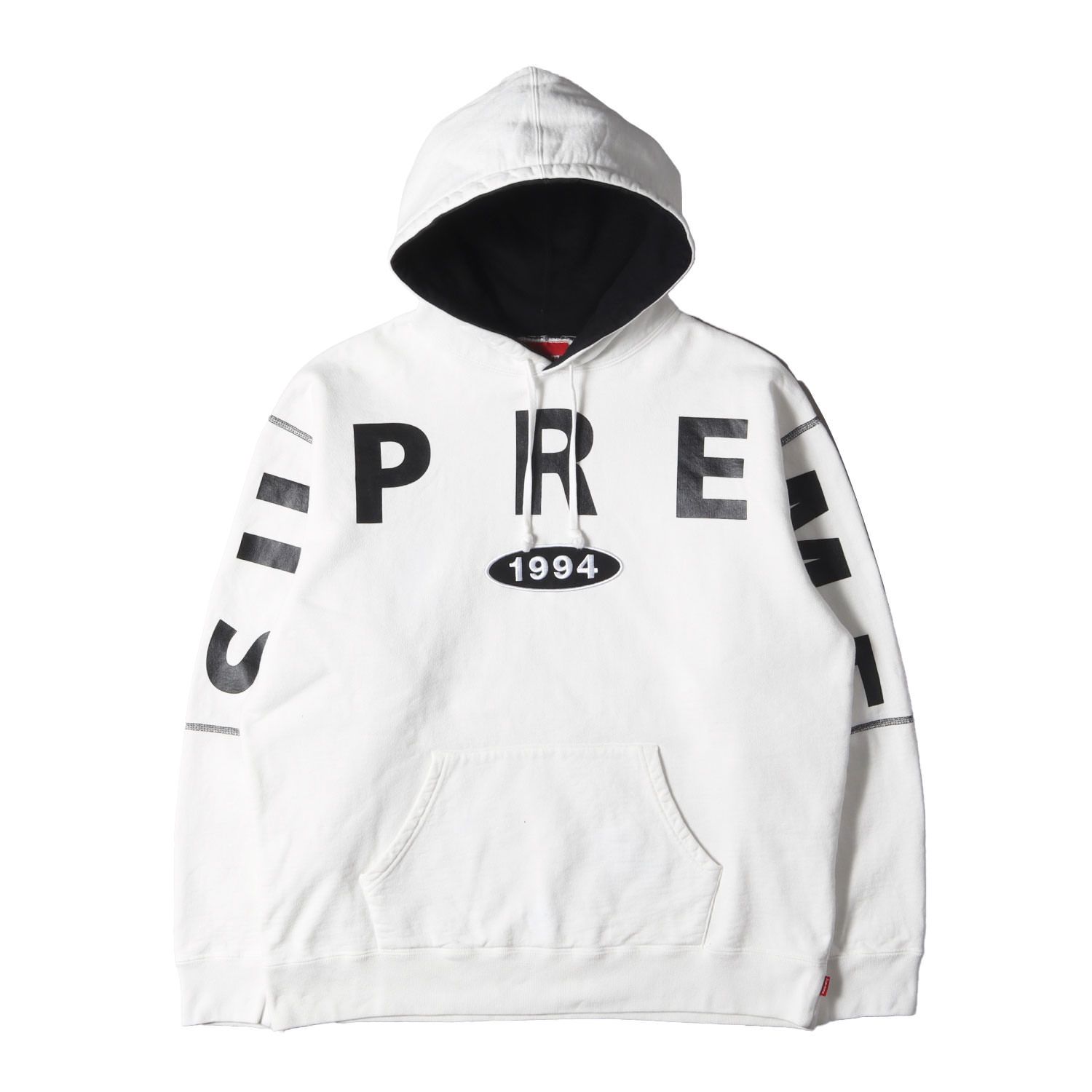 Supreme ホワイト フーディ パーカー M THE NORTH FACE x Supreme ホワイトロゴパーカー Mサイズ シュプリーム