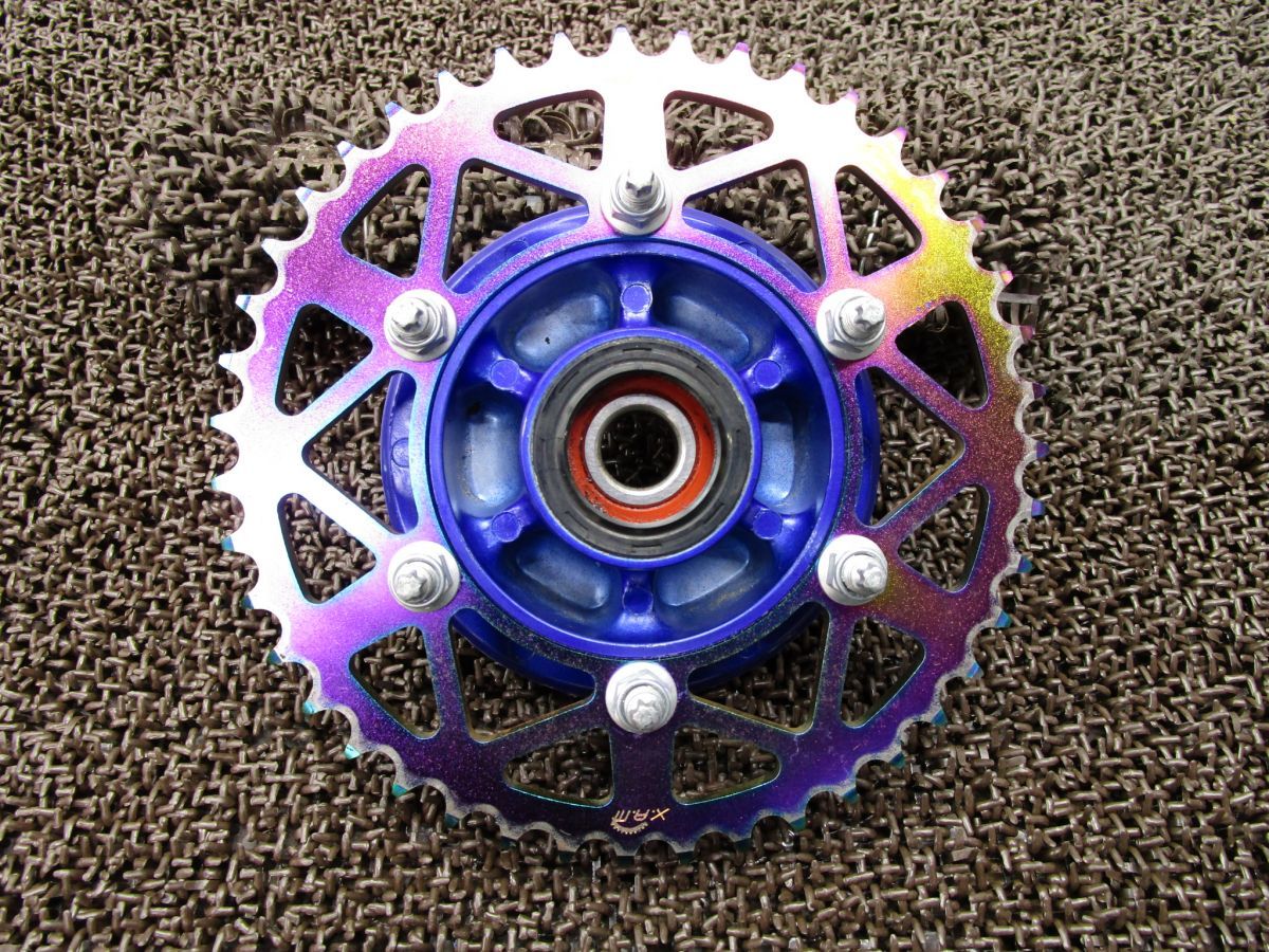 MT-25 社外 X.A.M スプロケット ハブ △W957！RG43J カスタム素材に ヤマハ 【 G402E 】 動画有 インジェクション