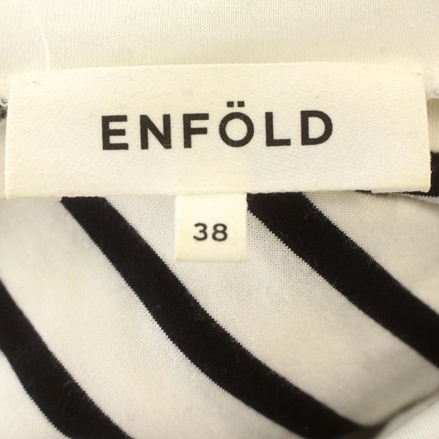 enfold ボーダー　22aw   ネイビー enfold ボーダー22aw ネイビー