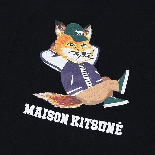 メゾン キツネ MAISON KITSUNE ドレスド フォックス イージーTシャツ