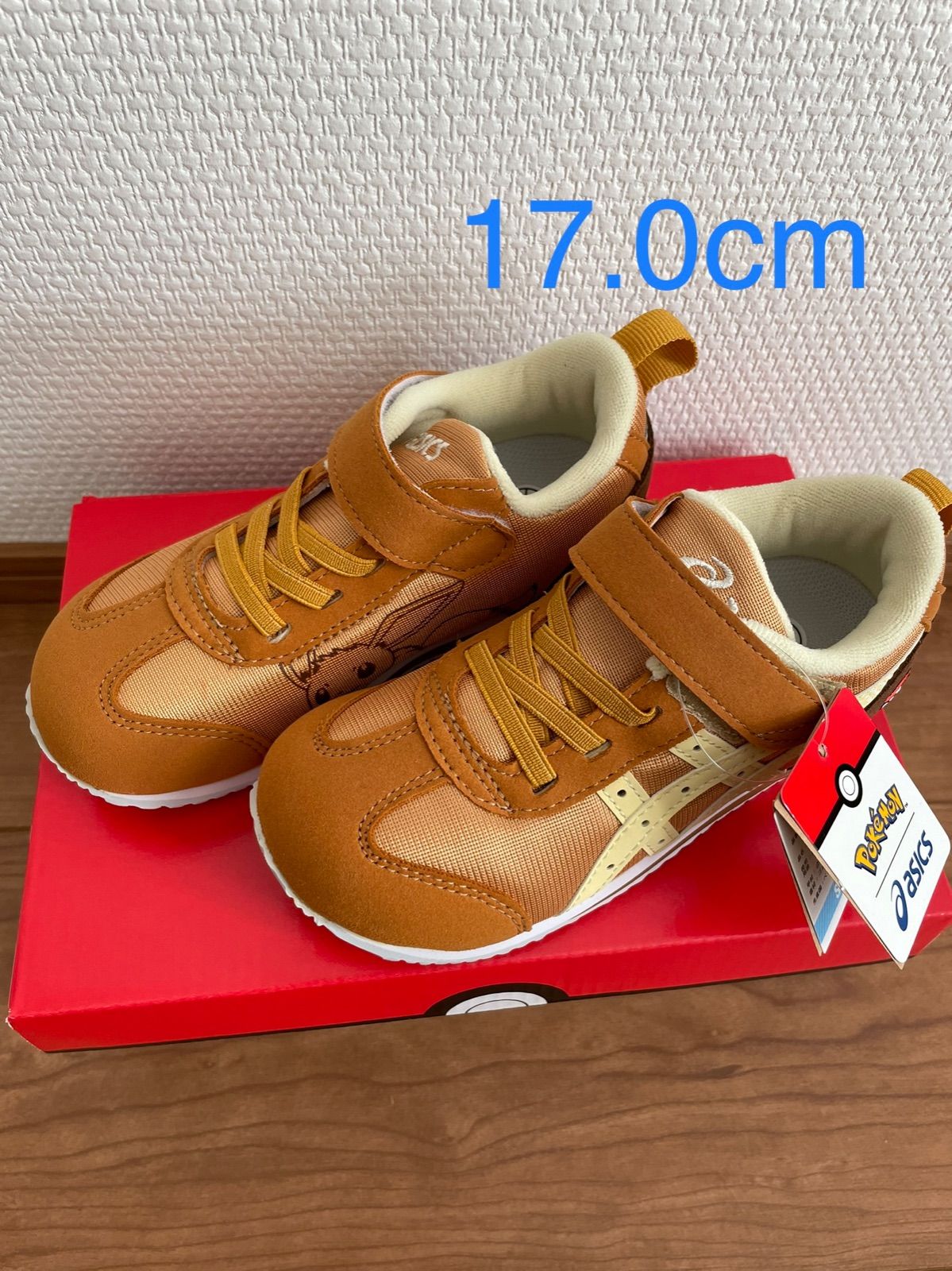 新品・未使用】アシックス アイダホ ミニ PM ポケモン イーブイ 17cm 