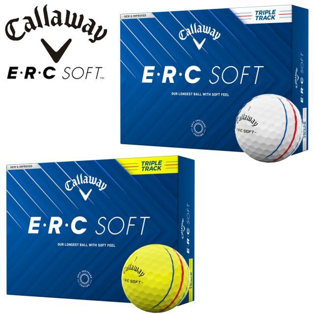 Callaway ERC Soft Golf Balls 1 Dozen Pack of 12 CALLAWAY ERC Soft 2025 Model Japanese Genuine