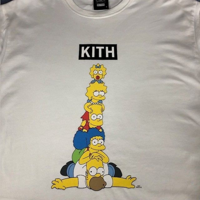 KITH The Simpsons シンプソンズ コラボ Tシャツ サイズS #KH030006 06063004 01 - メルカリ