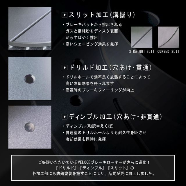 ヴェローチェレーシング ブレーキローター