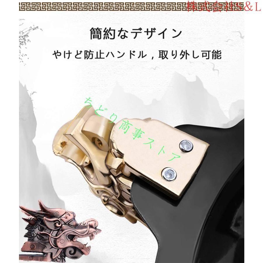 両手鍋仕切り付き卓上二食鍋鴛鴦鍋鉄だし汁火鍋冬鍋深い卓上鍋S＆L鍋パーティに最適中華火鍋熱伝導性調理器具特別なポット多機能2種類の味