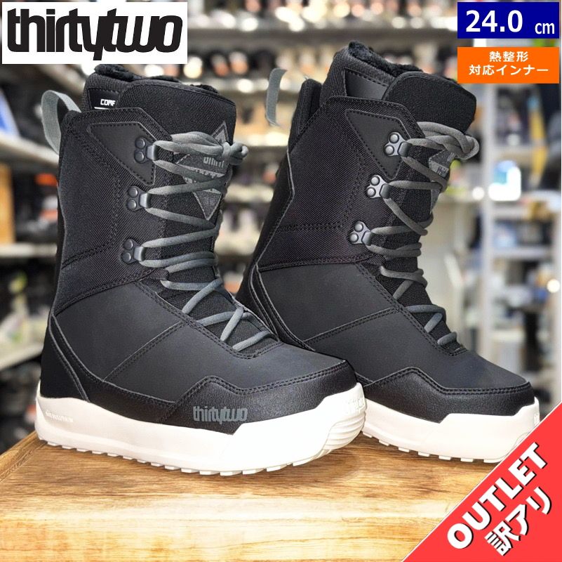 OUTLET 24-25 THIRTYTWO SHIFTY W S BLACK GREY WHITE 24cm サーティーツー シフティー レディース 日本