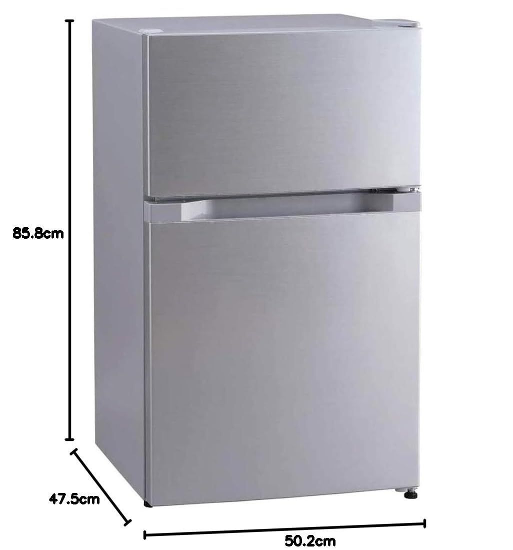 2022年製 87L冷蔵庫 一人暮らし MAXZEN 冷蔵庫 87L 一人暮らし 収納 小型 2ドア コンパクト 右