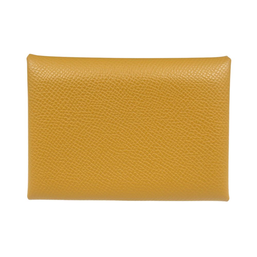 エルメス カルヴィデュオ ヴォーエプソン シルバー金具 セサミ ベージュ B刻印 コインケース 1008 HERMES