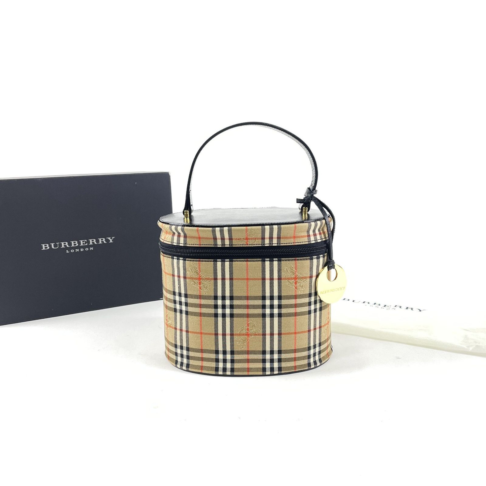 BURBERRY LONDON バーバリー ロンドン KU 038 AG 09 VANITY BAG 