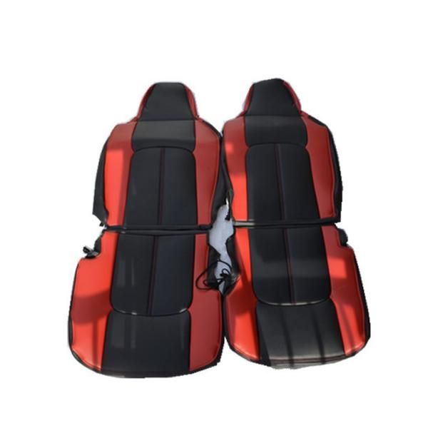 ハイゼット カーゴ S321V | S331V H23 2011 |12～H27 2015 |11 シートカバー 赤黒パンチングレザー １列目 TOW-1 H-WT102