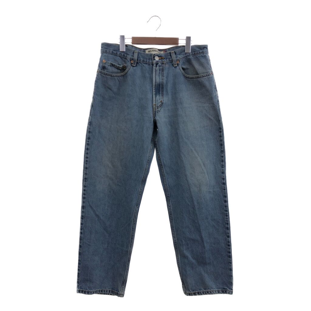 Levi's リーバイス 550 リラックスフィット テーパード デニムパンツ アメカジ  カジュアル ブルー (メンズ W34 L30) 中古 古着 p5883