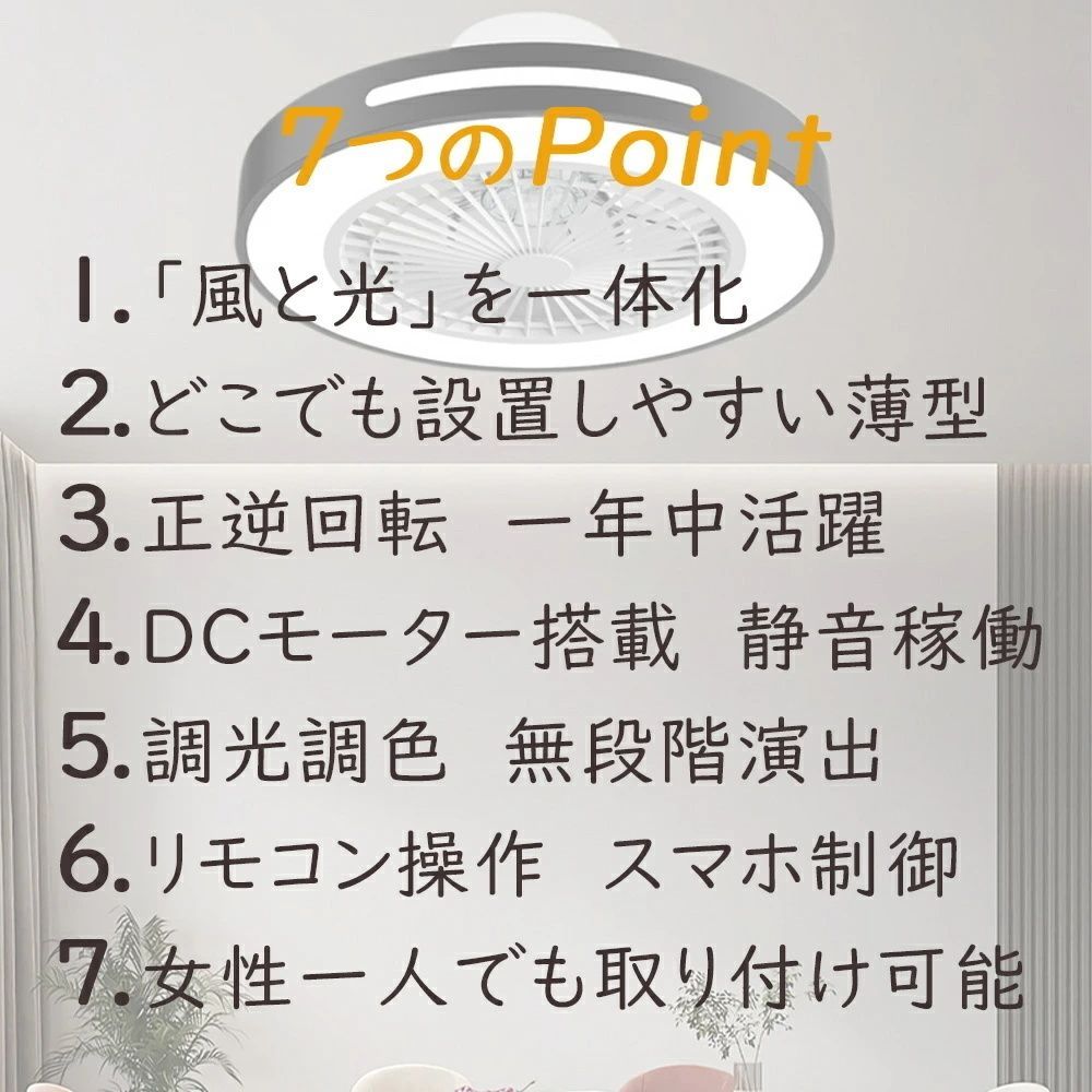 シーリングファンライト