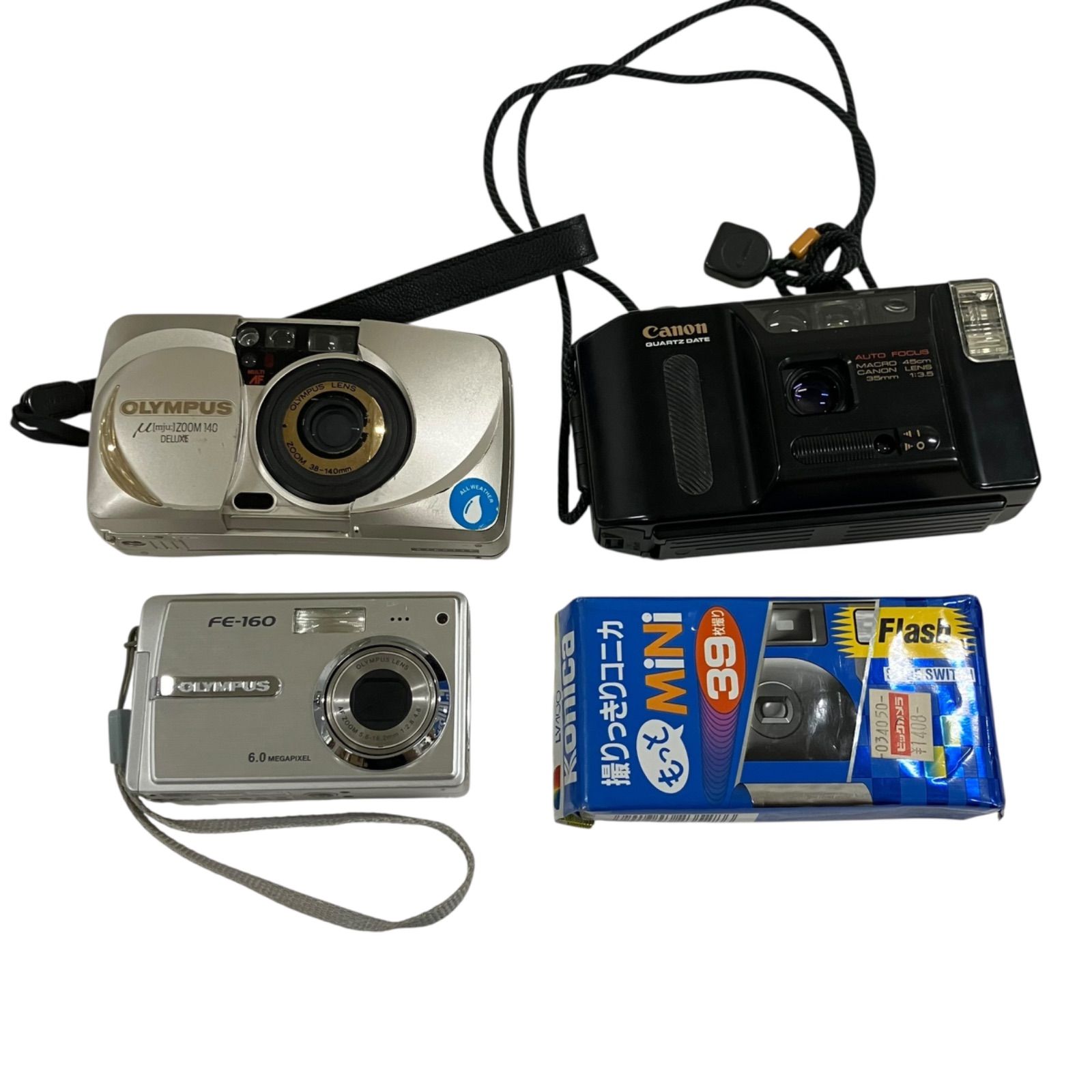 NK11【まとめ売り】動作未確認 OLYMPUS Canon Konica フィルム