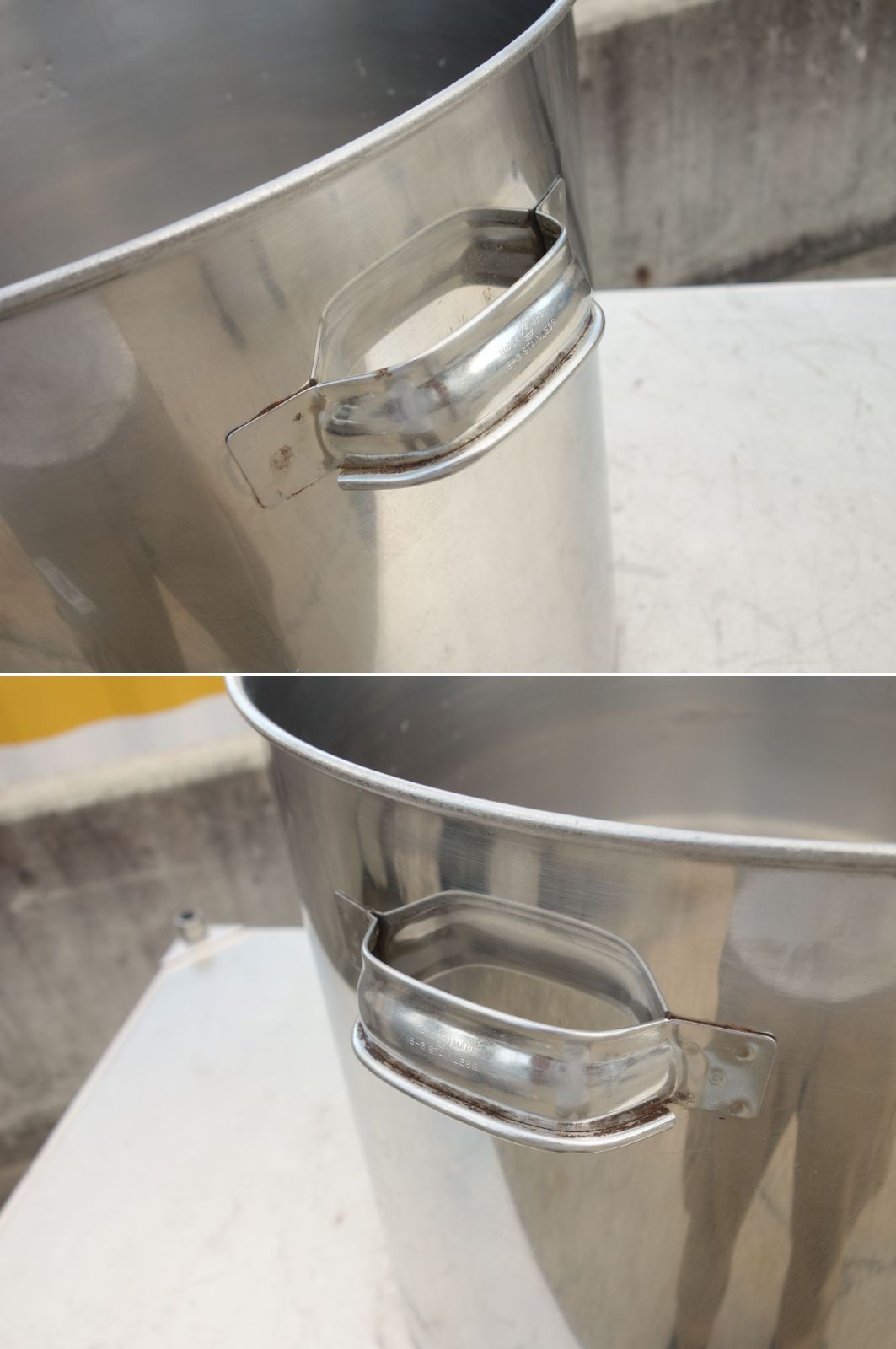 M▽クローバー ストックポット ストッカー ステンレス 保存容器 50L
