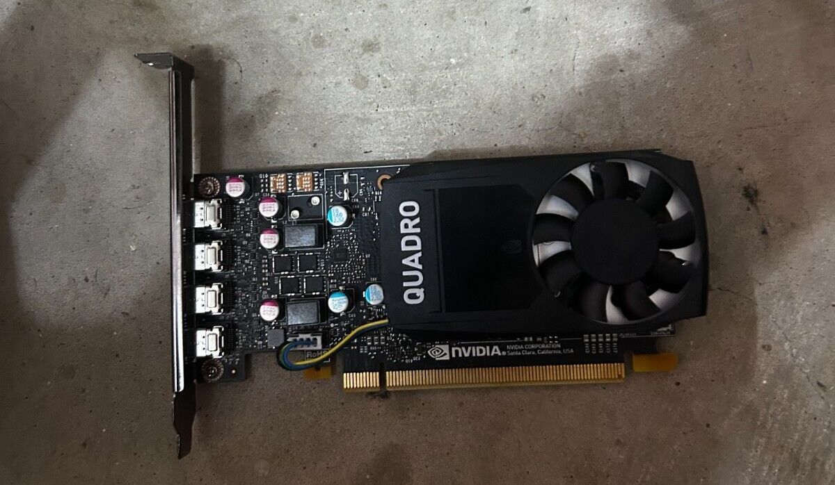 Nvidia Quadro P620 2GB GDDR5 4x ミニ DisplayPt PCIe ビデオ グラフィックス カード ed