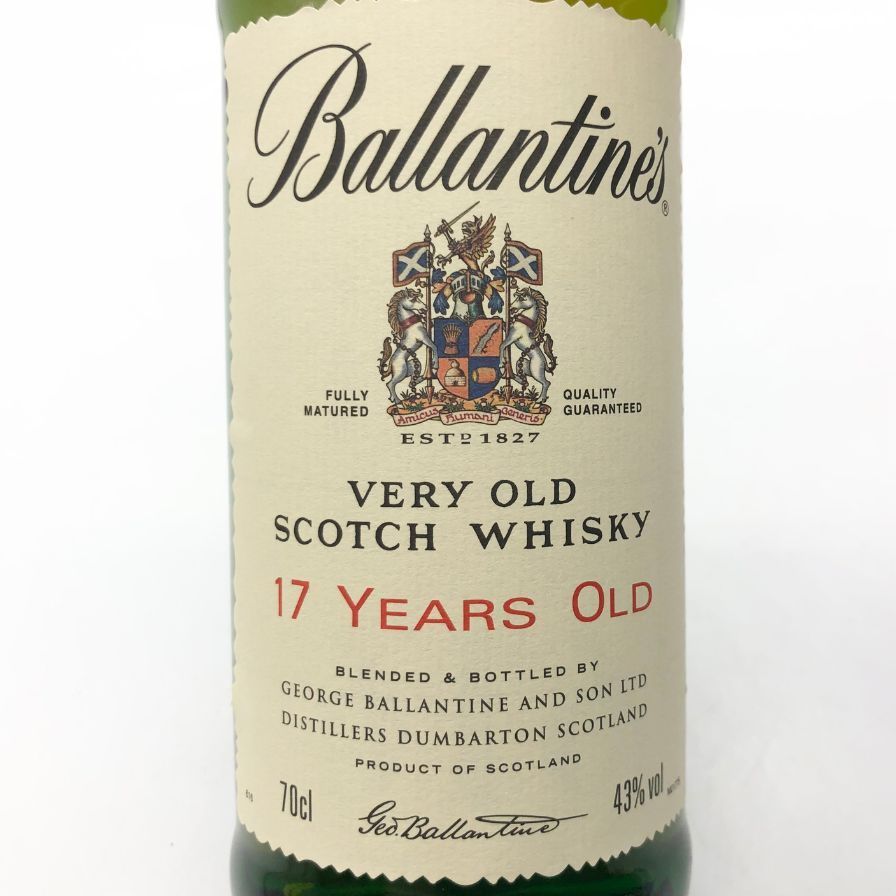 バランタイン - 新品／ウイスキー『バランタイン ベリーオールド17年』750ml／旧ボトル／終売 Ballantine's バランタイン 17年 ベリーオールド 750ml 43度
