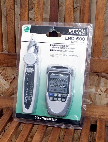 ジェフコム LANチェッカー LNC-600 配線経路の探査|導通検査 LEDライト付き