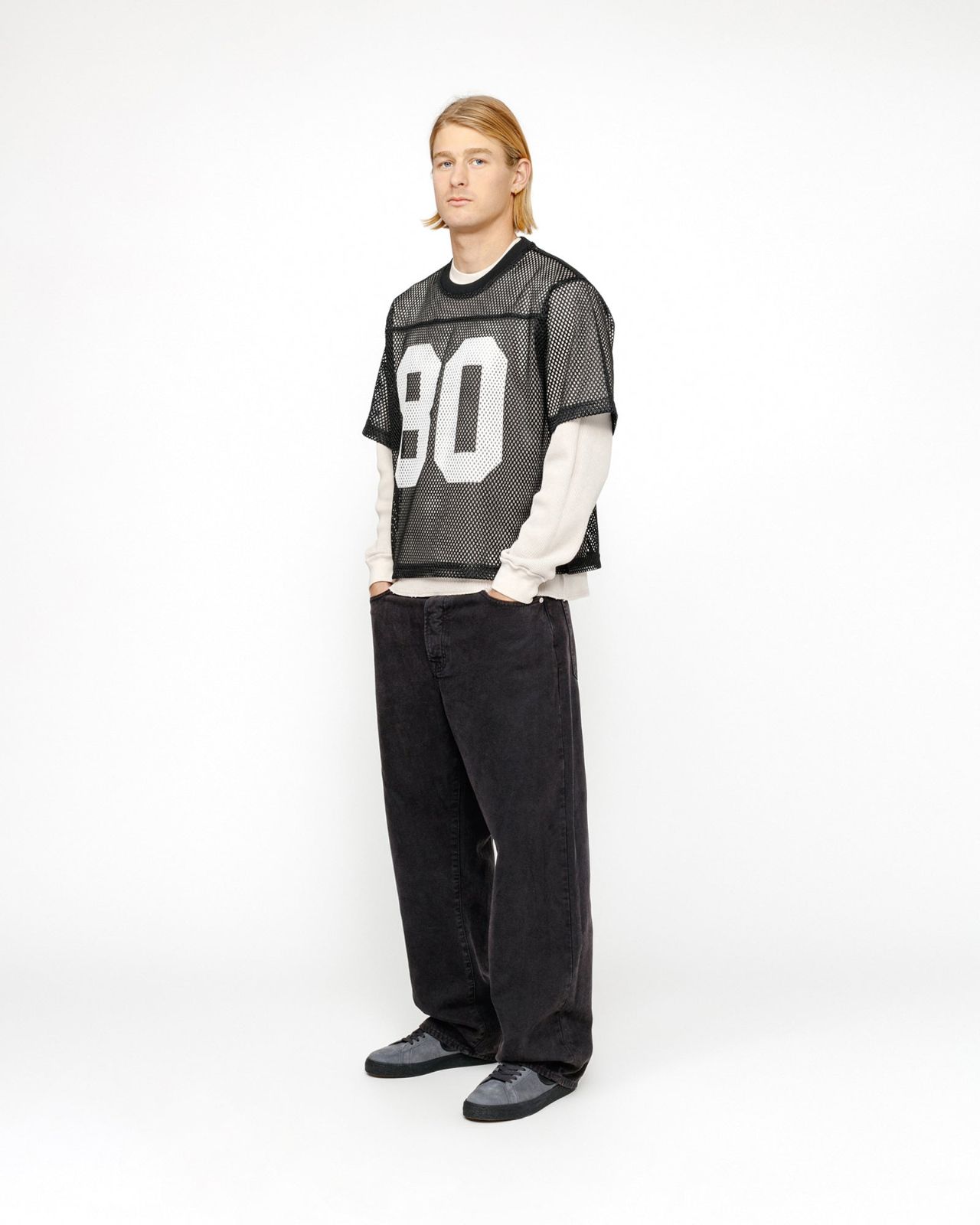 Stussy BIG OL' JEAN ブラック デニム ジーンズ 32サイズ