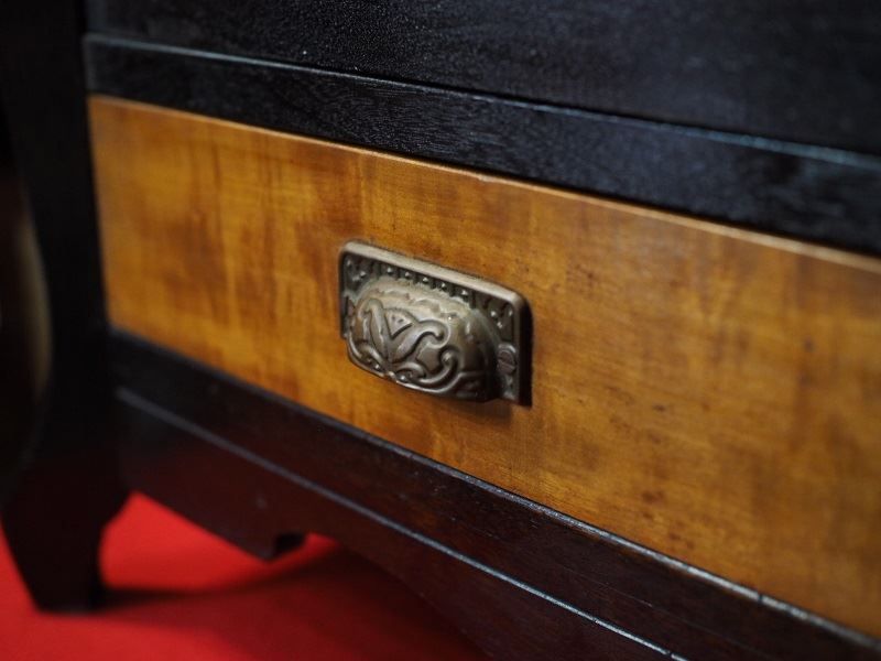 １００年モノ小型ガラスキャビネット 昭和初期 古録展 品番S10774 USTAUSTRALIA_COM_AU