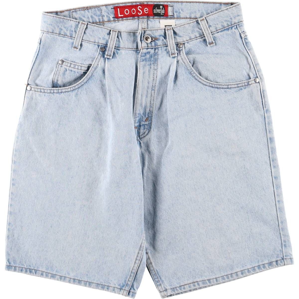 古着 90年代 リーバイス Levi s SILVER TAB シルバータブ LOOSE ルーズ デニムショーツ ハーフパンツ ジョーツ |eaa480526