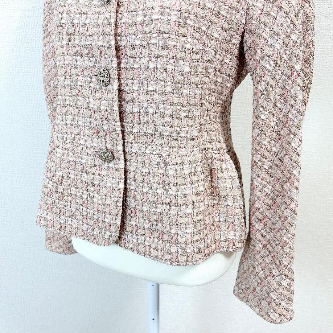 ツイードテーラードジャケット 42