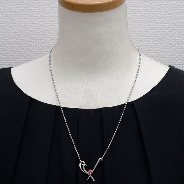 K18PG コンクパール ダイヤモンド ペンダントネックレス 4.97ct D1.11ct