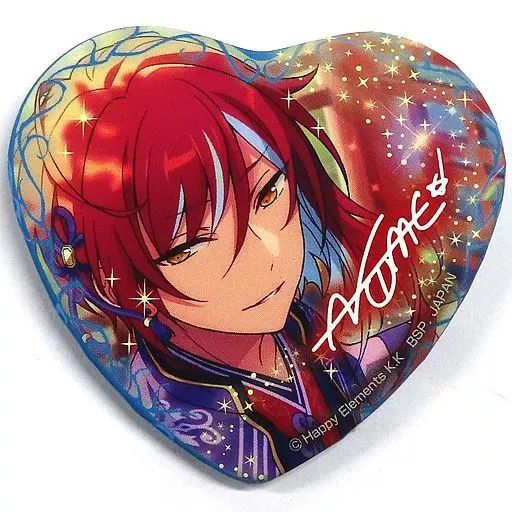 あんスタ 缶バッジ 逆先夏目 ハート とるパカ 中古】バッジ・ピンズ 逆先夏目 「とるパカ! あんさんぶるスターズ