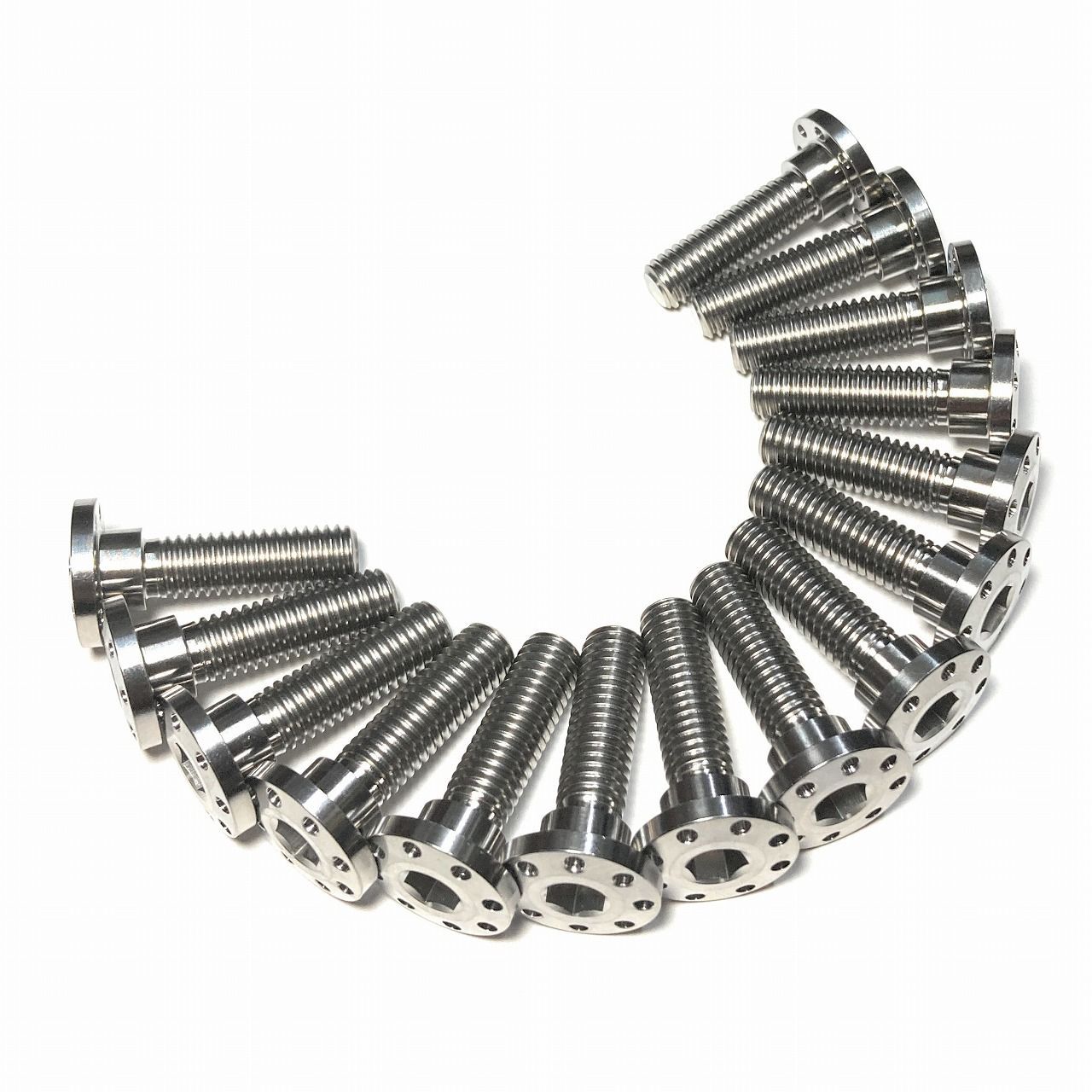 64チタン 15本 カワサキ用 M8×30mm ブレーキディスク ボルト ZRX400