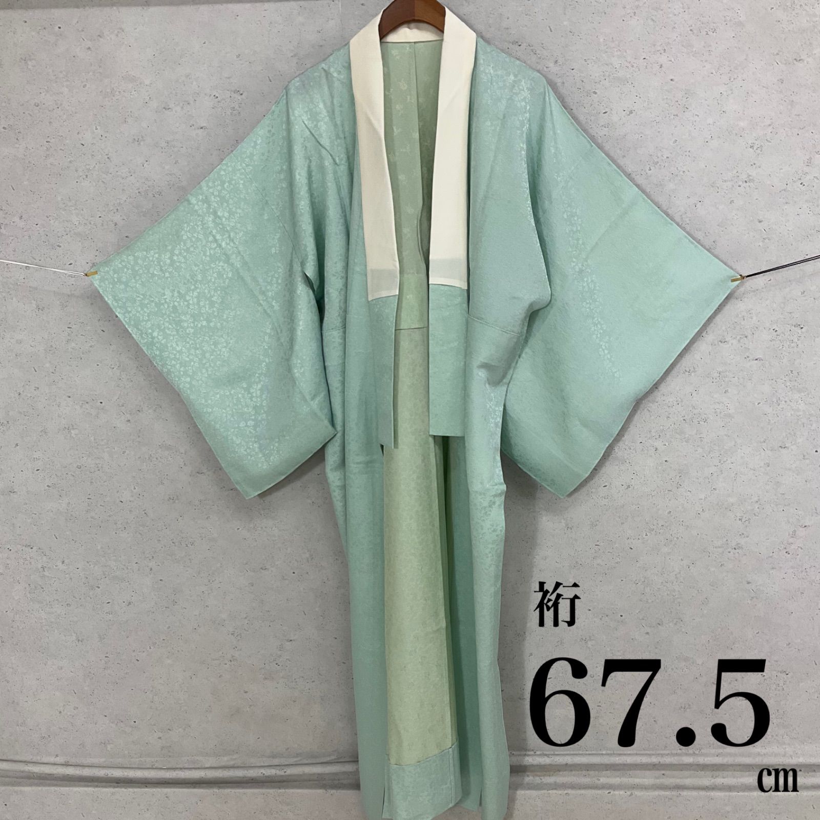 kimono+one◇未使用同然◇単衣◇最高級丹後ちりめん◇長襦袢◇半