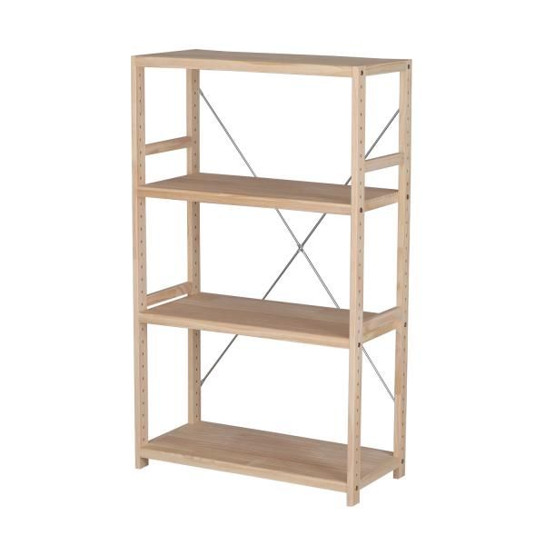 【新品・2営業日で発送】エイ・アイ・エス AIS パインラック4段60 ECPR-6210 NA