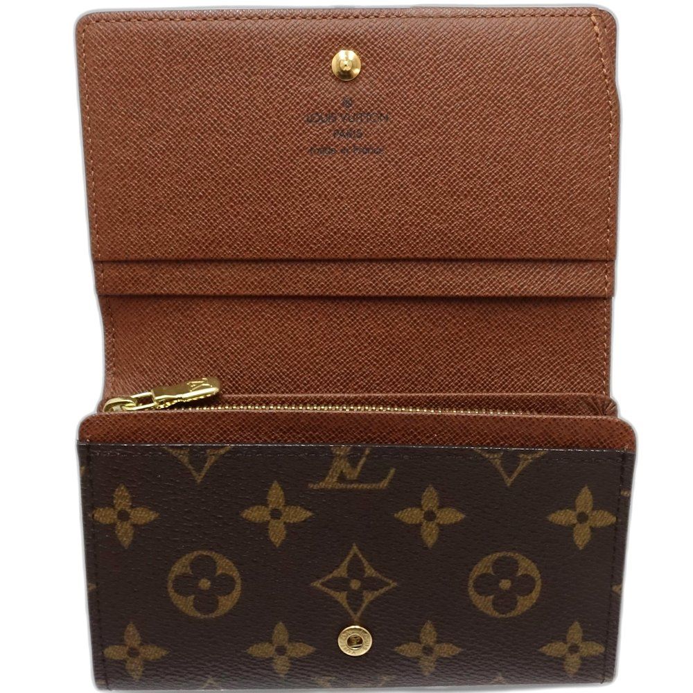 LOUIS VUITTON ルイヴィトン モノグラム 二つ折り財布 ポルトフォイユ