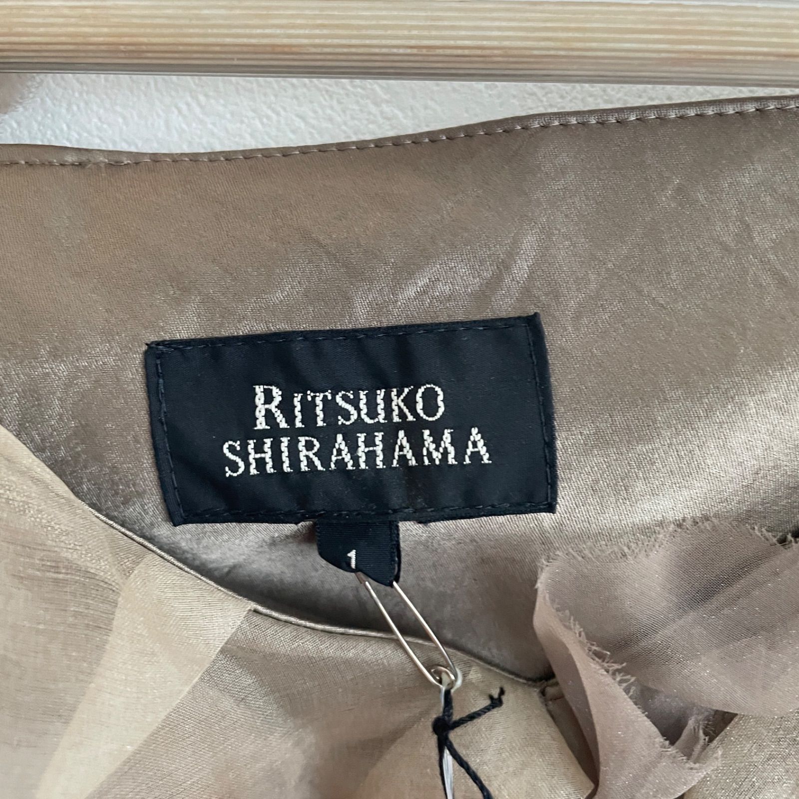 Z799 【美品】タグ付き RITSUKO SHIRAHAMA リツコシラハマ