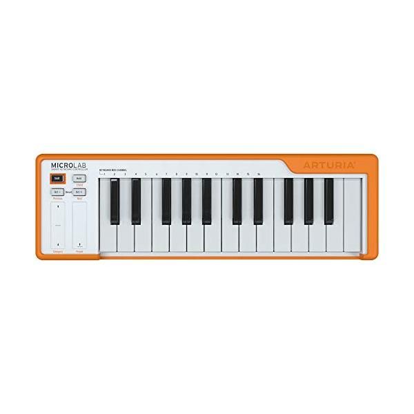 ARTURIA ポータブル MIDIコントローラー MICROLAB OR オレンジ