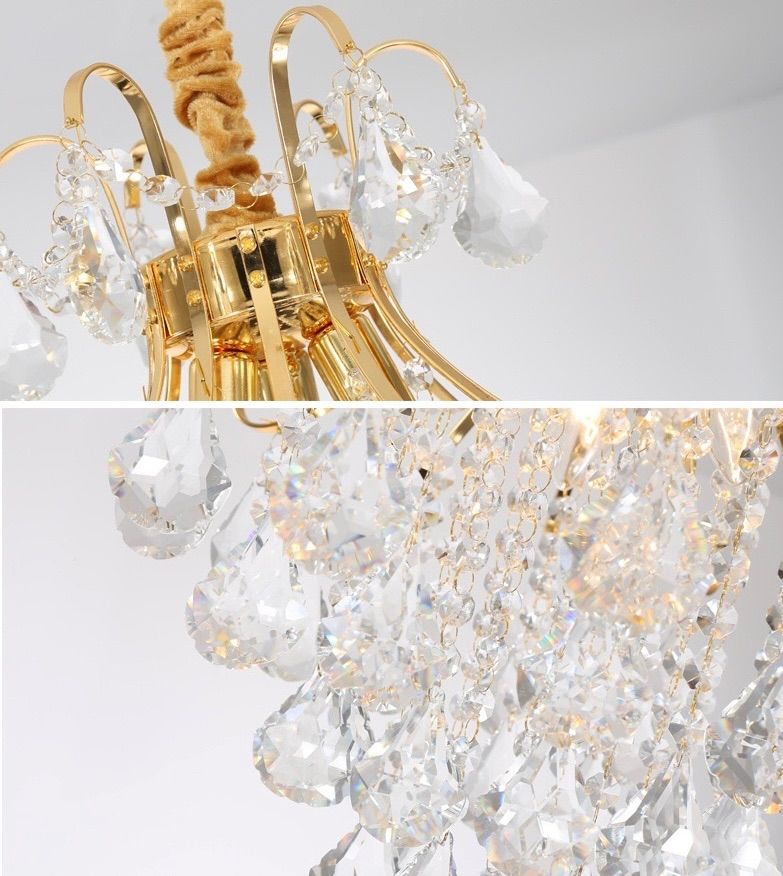 クリスタルシャンデリアシーリングライト クリスタルシャンデリアシーリングライト 豪華 水晶ライト おしゃれ