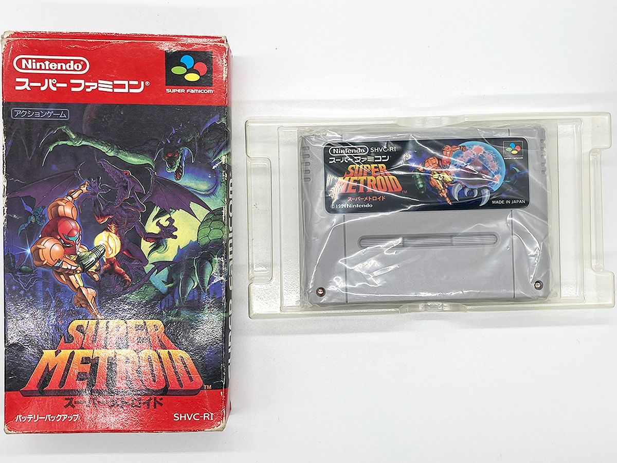 箱付・動作確認済・送料込】スーパーメトロイド Super Metroid 