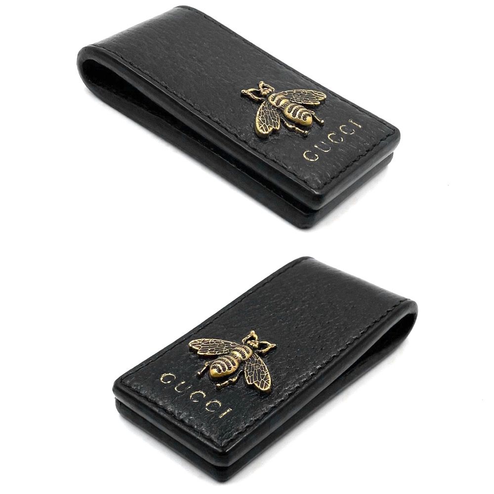 【未使用品】GUCCI (グッチ) アニマリエメタルビー　マネークリップ GUCCI 【超美品】グッチ アニマリエ ビー マネークリップ